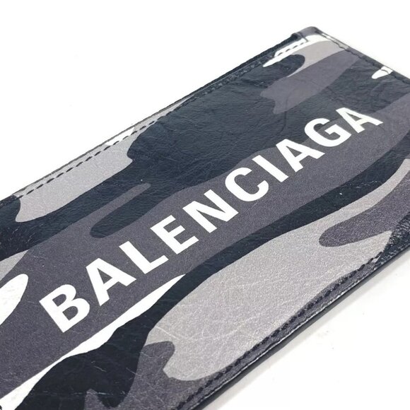 BALENCIAGA Wallet camouflage Card Holder Fragment Case coin purse - Picture 12 of 14